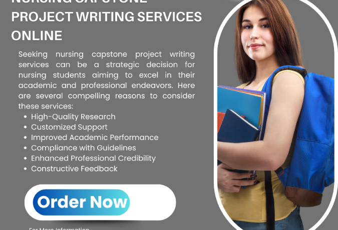 Nursing Capstone Project Writing Services